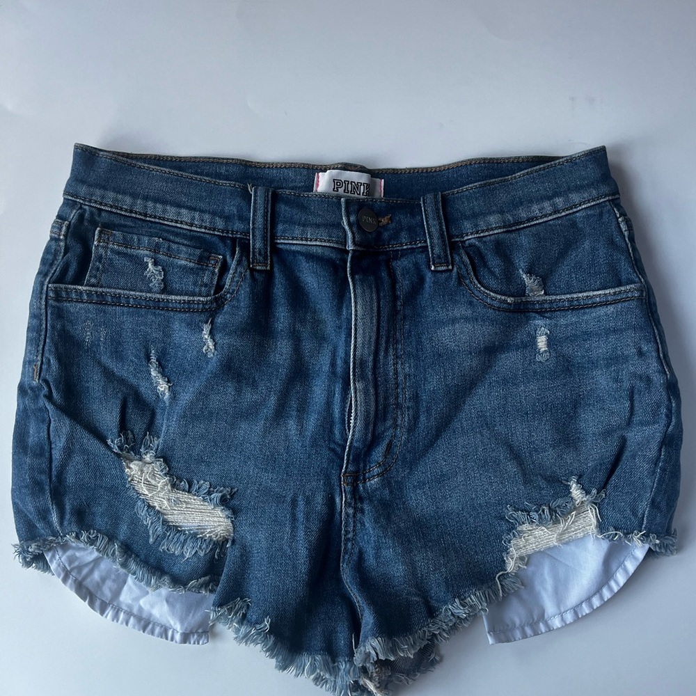 PINK Victoria Secret denim booty shorts